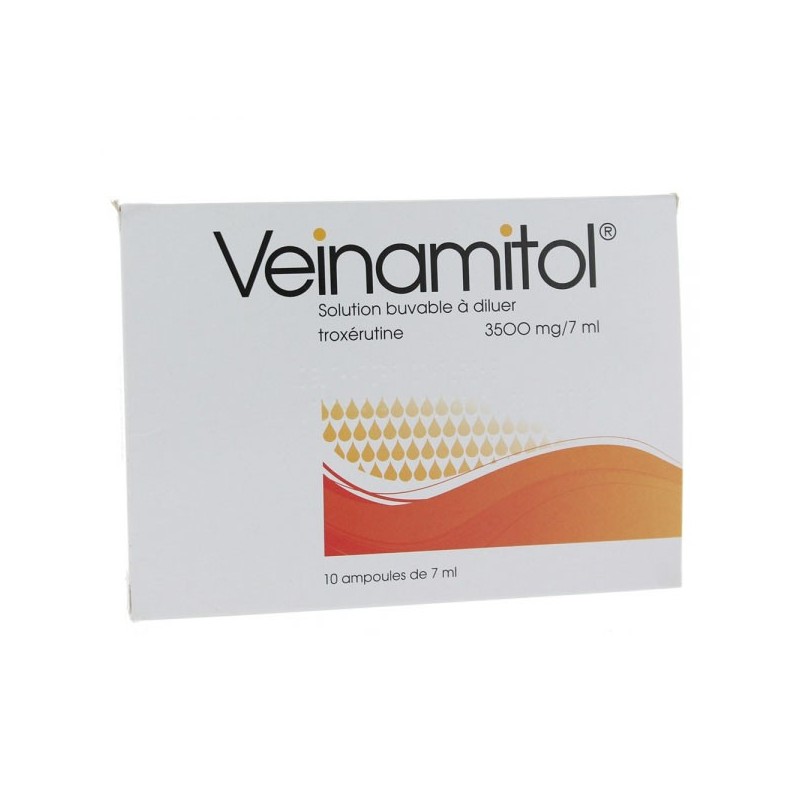 Veinamitol 3500mg/7ml Drinkable Solution, Heavy Legs, Haemorrhoid outbreak, 10x7ml vials