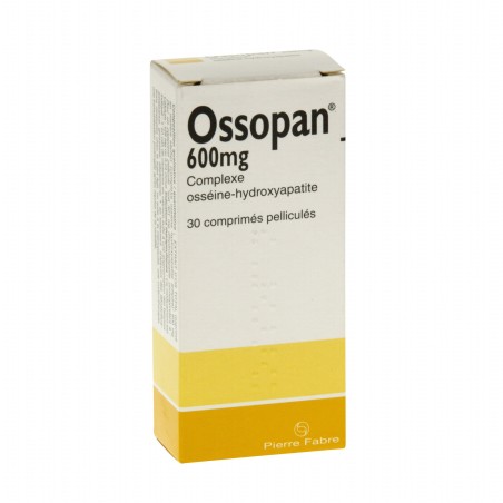  Ossopan, 600mg, Calcium Deficiency, 30 coated tablets Pierre Fabre Medicament