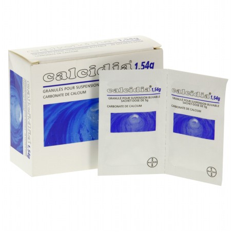  Calcidia 1.54g, Calcium Supplement, 20 sachets for a drinkable solution Bayer