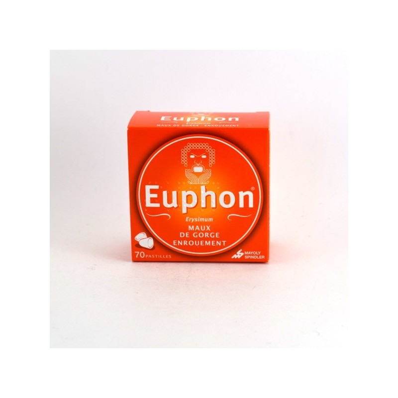 Euphon, Maux De Gorge, Enrouement, 70 Pastilles