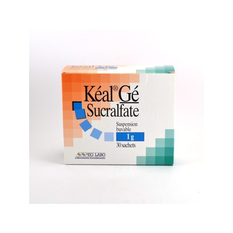 Kéal Gé 1g Sucralfate Suspension Buvable , 30 Sachets