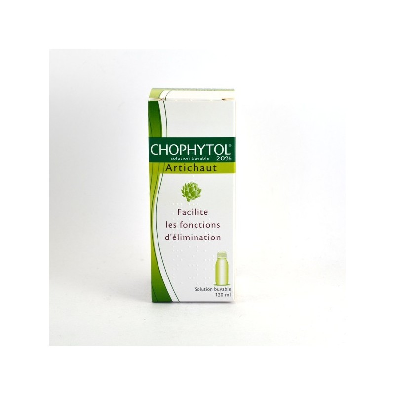 Chophytol 20% Drinkable Solution (with Artichoke) – to promote liver and kidney function – 120 ml Vial Chophytol
