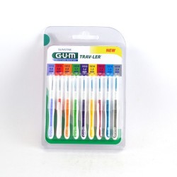 Brossettes Trav-Ler Boite de 9 Différentes Brossettes Interdentaires