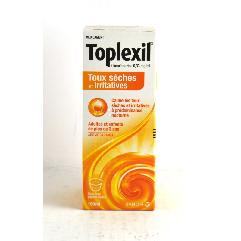Toplexil Oxomemazine 0,33 mg/ml Syrup Sanofi, 150ml bottle Sanofi Aventis