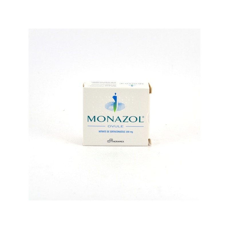 Monazol Suppository, Box of 1 vaginal suppository for vaginal mycosis Safetac