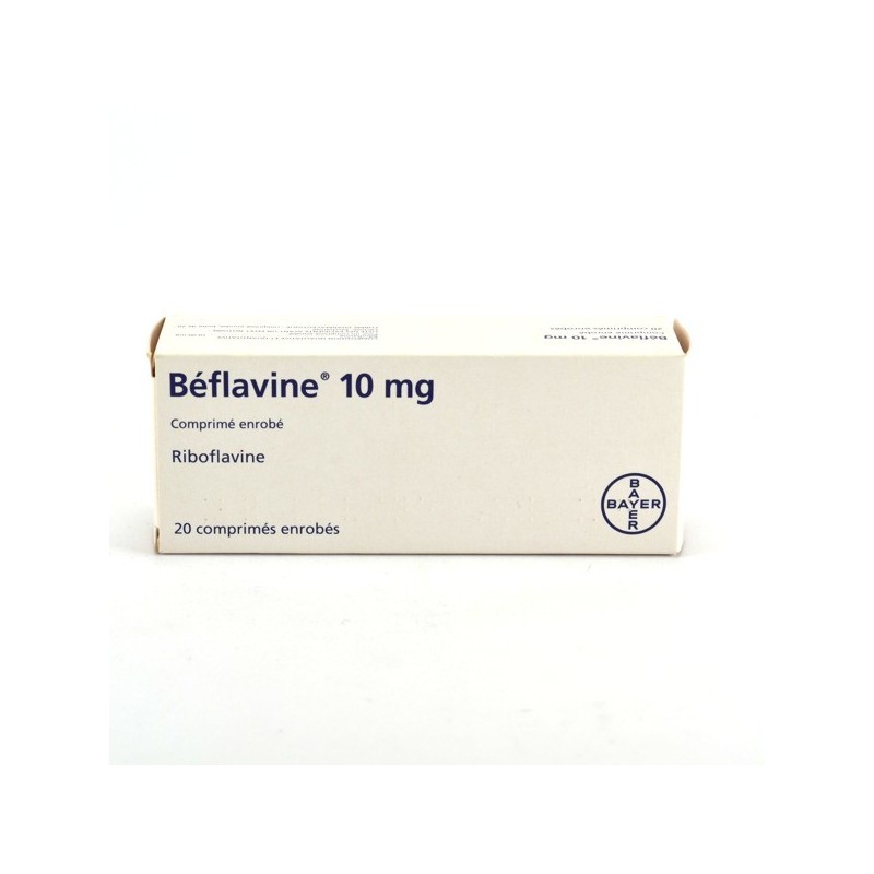 Béflavine 10 mg Bayer, Boite De 20 Comprimés