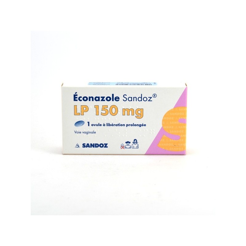 Econazole LP 150 mg Sandoz Ovule, Boite De 1