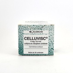 Celluvisc 4mg/0.4ml, Collyre en Récipient Unidose, 30 Unidoses