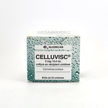 Celluvisc 4mg/0.4ml, Collyre en Récipient Unidose, 30 Unidoses