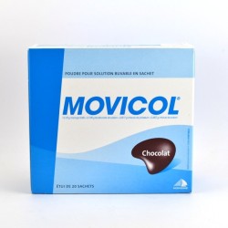 Movicol Soluble Powder – relieves constipation – 20 Sachets (Chocolate Flavour) Gyndelta