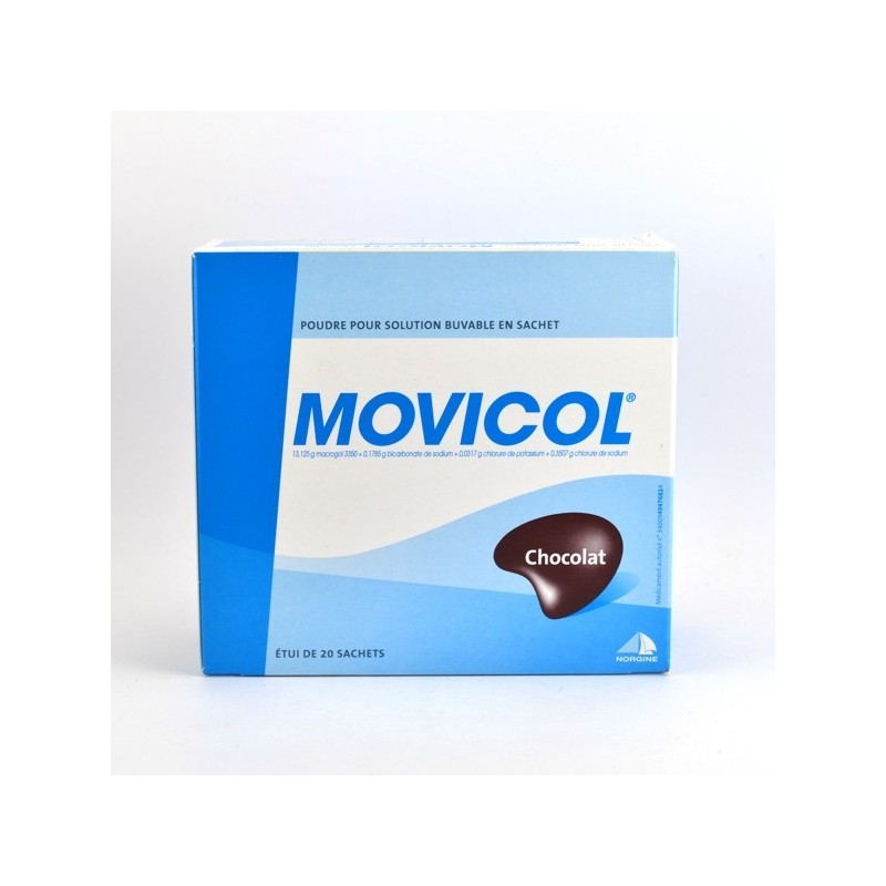 Movicol Soluble Powder – relieves constipation – 20 Sachets (Chocolate Flavour) Gyndelta