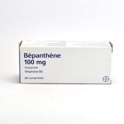 Bépanthène 100 mg – Vitamin B5 Tablets – Pack of 60 Bayer