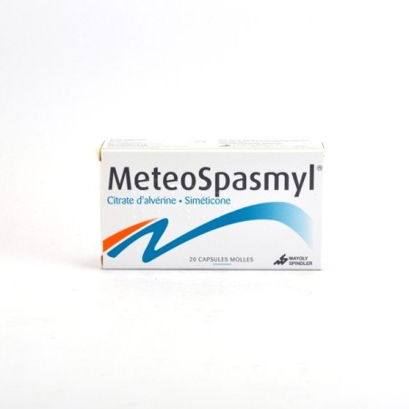 MeteoSpasmyl Soft Capsules – digestive pain with bloating – Pack of 20 Meteospasmyl