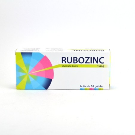  Rubozinc Capsules – acne and acrodermatitis enteropathica treatment – Pack of 30 Rubozinc