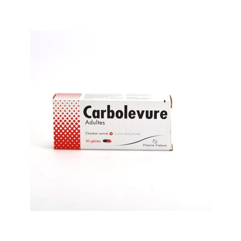 Carbolevure Adultes, 30 Gélules