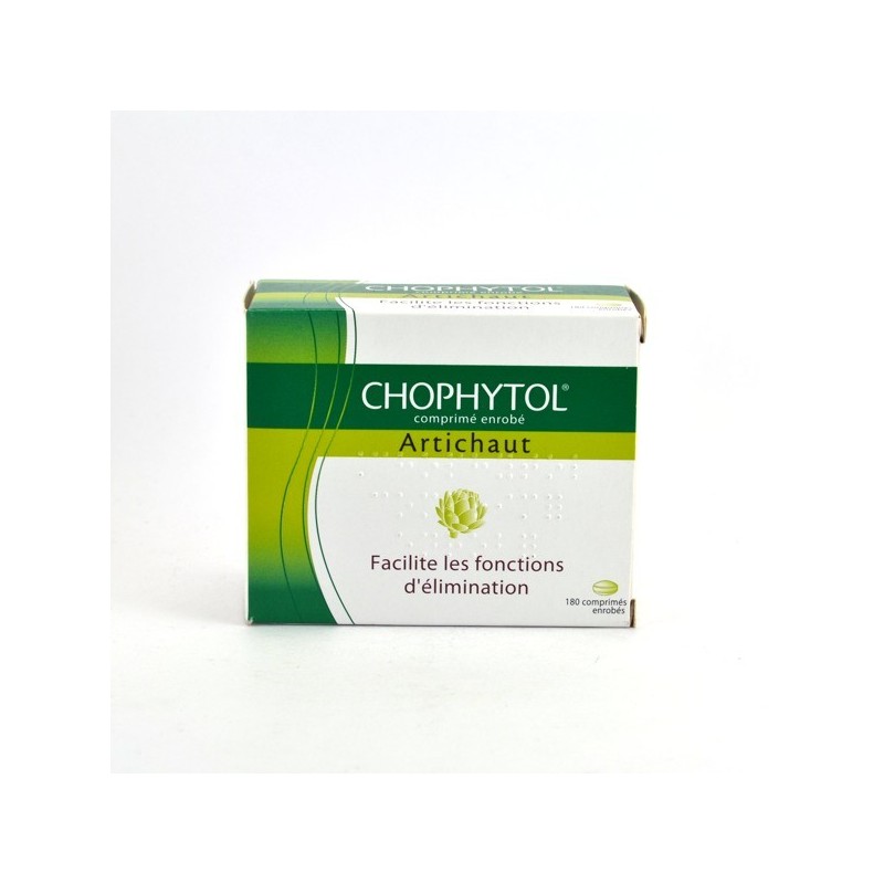 Chophytol Coated Tablets (with Artichoke) – to promote liver and kidney function – Pack of 180 Chophytol