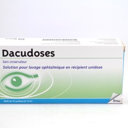 Dacudoses, Lavage Ophtalmique Sans Conservateur, 16 Unidoses