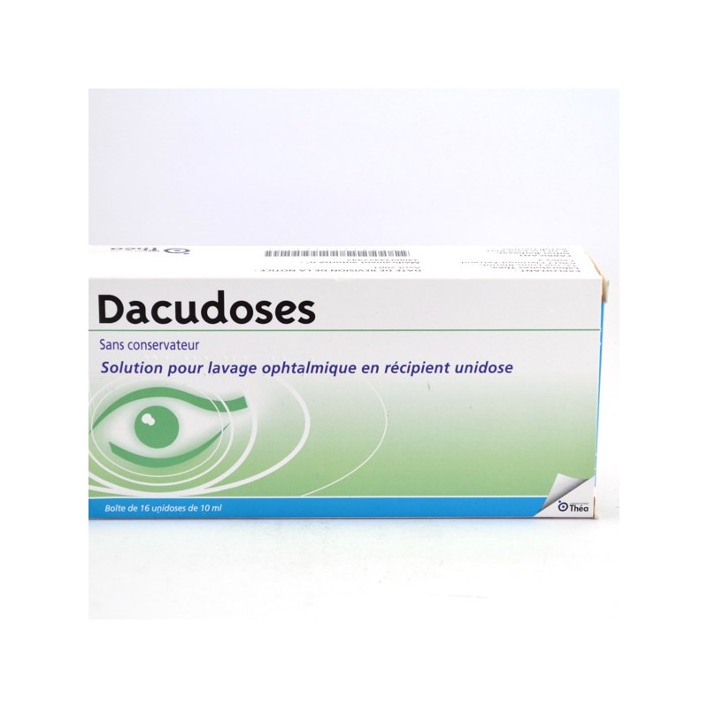 Dacudoses, Lavage Ophtalmique Sans Conservateur, 16 Unidoses
