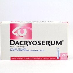 Dacryoserum Eyewash for Conjunctival Irritation (20 Single-Dose Vials) Johnson & Johnson