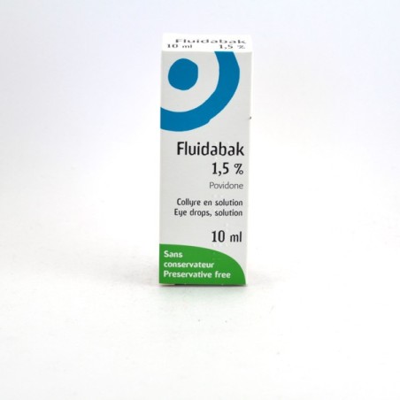 Fluidabak Povidone 1.5% Eye Drops Solution – 10ml Vial Phytaromasol
