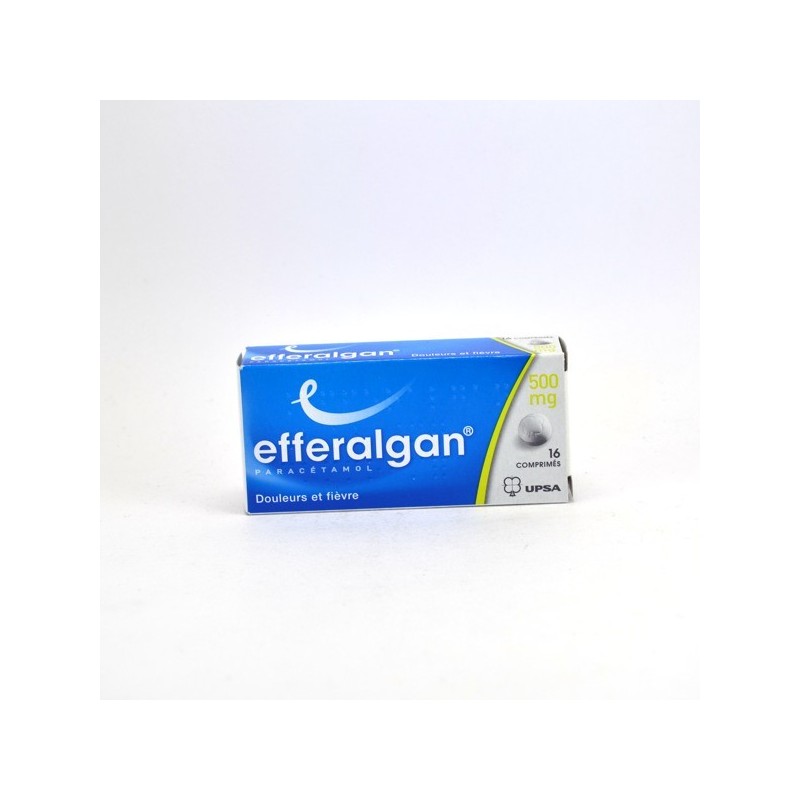  Efferalgan Paracetamol 500 mg – pain and fever relief – Pack of 16 Tablets Upsa