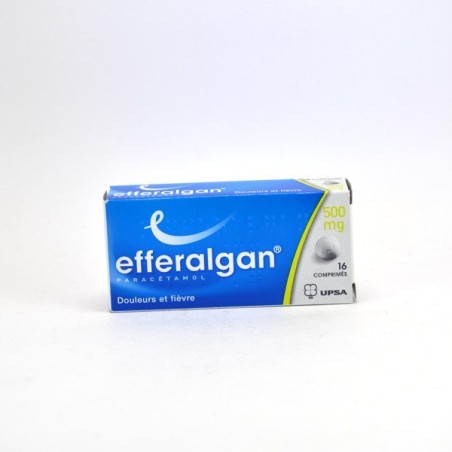  Efferalgan Paracetamol 500 mg – pain and fever relief – Pack of 16 Tablets Upsa