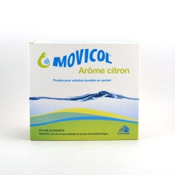 Movicol Constipation Poudre Pour Supension Buvable, 20 Sachets, Goût Citron
