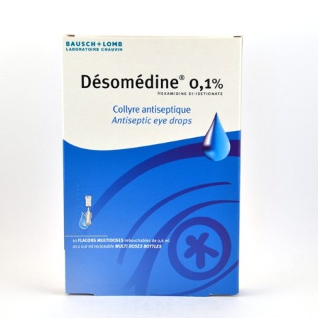 Désomédine 0,1% Collyre, 10 Flacons Multidoses