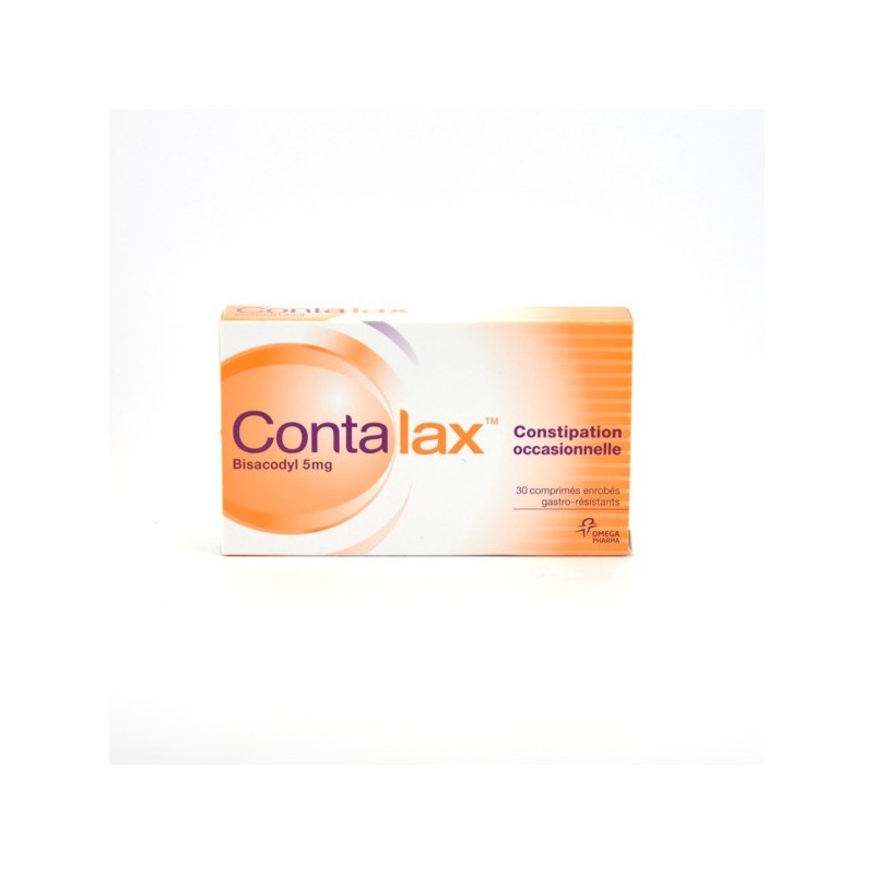 Contalax Bisacodyl Constipation Occasionnelle, 30 Comprimés Enrobés