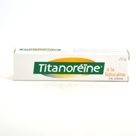 Titanoréïne Lidocaine 2% Cream – haemorrhoid pain relief – 20g Tube