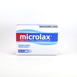 Microlax: Constipation Relief (Solution for Rectal Use) – Pack of 12 Single Doses Microlax
