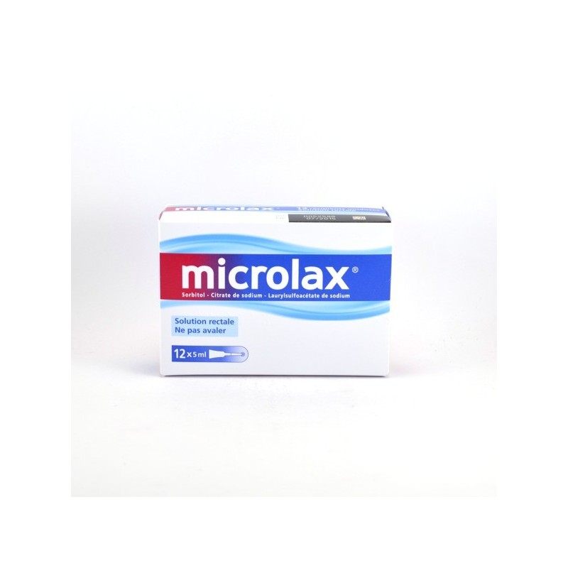 Microlax: Constipation Relief (Solution for Rectal Use) – Pack of 12 Single Doses Microlax