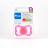  Curved Shield Uncluttered Soother MAM +6 Months - GIRL Mam