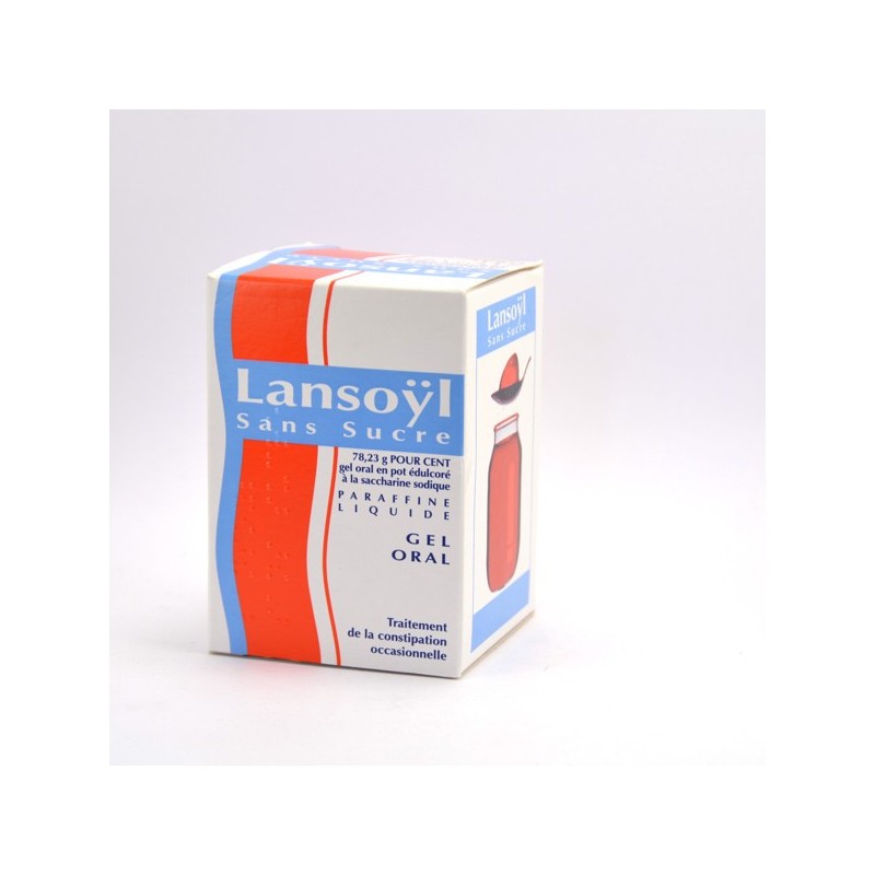 Lansoÿl Sans Sucre 78.23 % Gel Oral Contre la Constipation, Pot de 215g