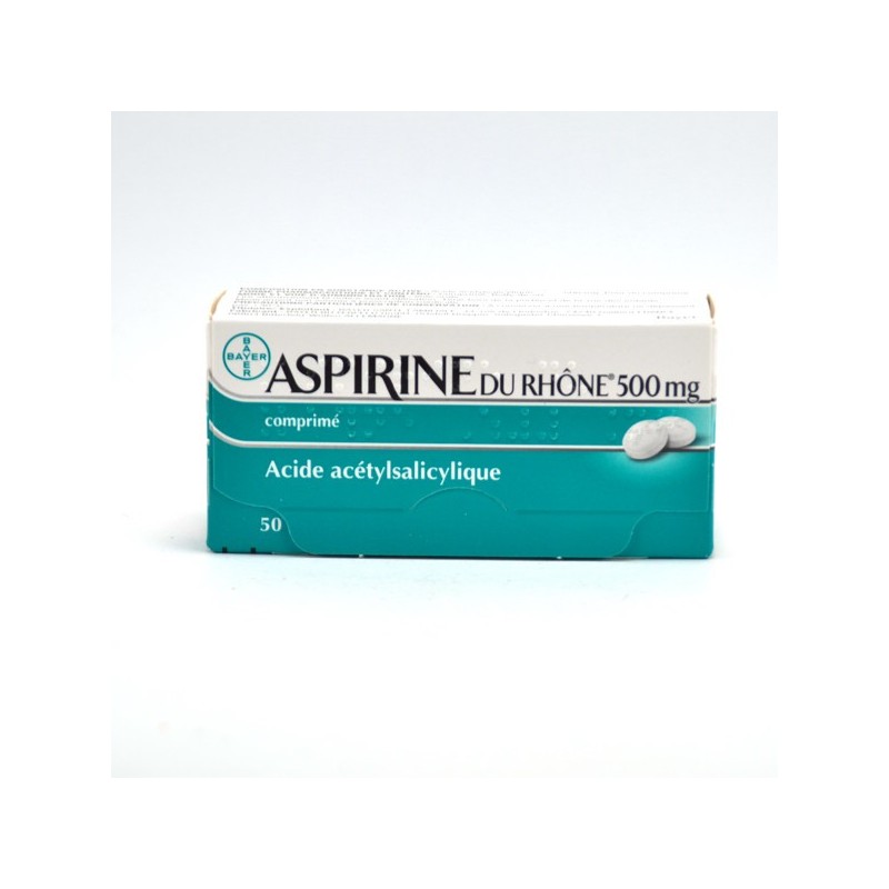 Aspirine Du Rhone 500 mg, Comprimé, Boite de 50