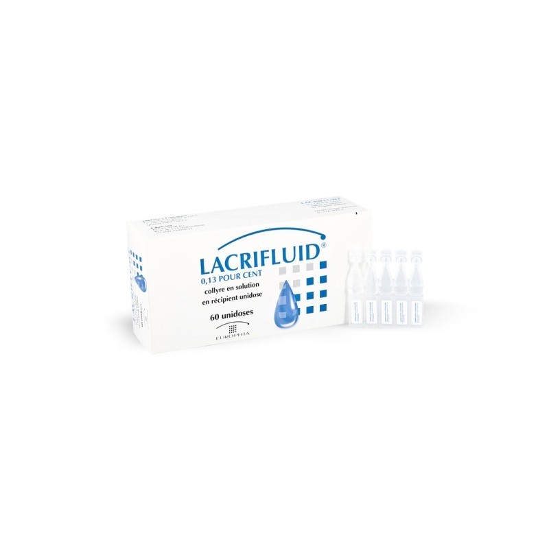 Lacrifluid 0.13%, Eyewash solution - 60 single-doses Lacrifluid