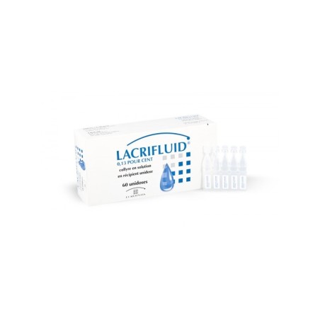 Lacrifluid 0,13%, Collyre en Solution - 60 Récipients Unidoses