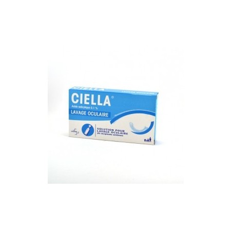 Ciella, Solution pour Lavage Oculaire, Cooper - 20 Récipients Unidoses