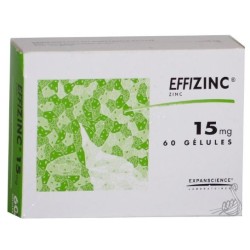 Effizinc Zinc 15mg, 60 Gelules, Expanscience