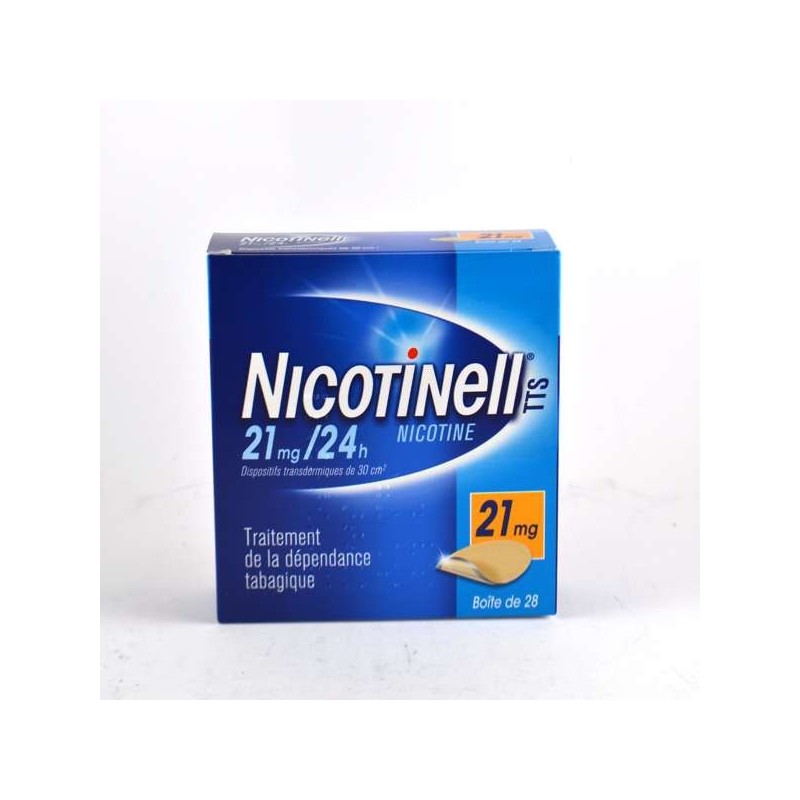 Nicotinell TTS 21 mg/24 H, Dispositif Transdermique Boite De 28