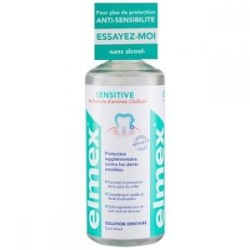 Mouthwash - Sensitive Dental Solution - Elmex - 400 ml