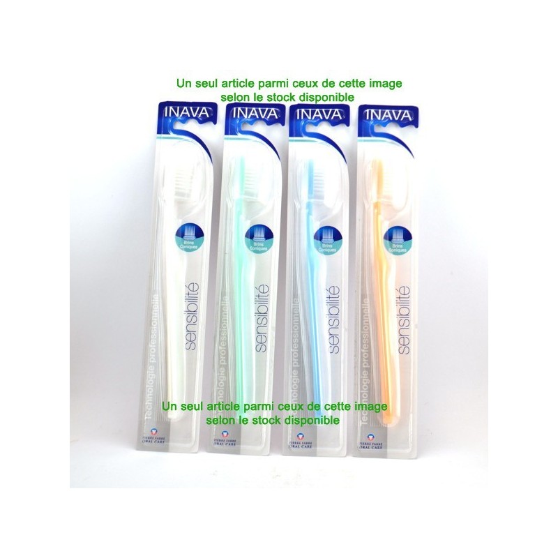 Brosse À Dents - Sensibilité 18/100 - Brins coniques - Inava - 1 Brosse à Dents