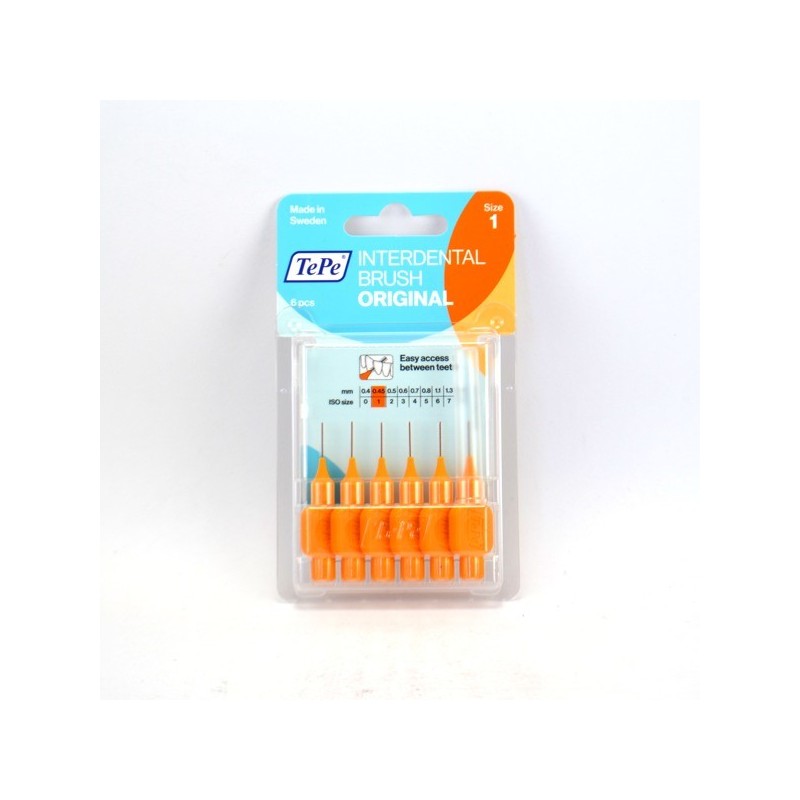 Interdental brushes 0.45 mm - Size 1 - TePe - 6 brushes