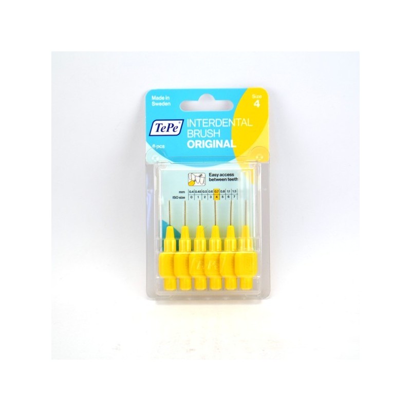Interdental brushes 0.7 mm - Size 4 - TePe - 6 brushes
