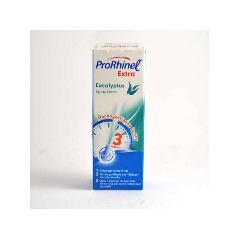 Spray Nasal Prorhinel Extra Eucalyptus, Décongestionne le Nez,  20ml