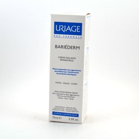 Uriage - Eau Thermale - Bariéderm - Crème Isolante Réparatrice - Peaux fragilisées - 75ml