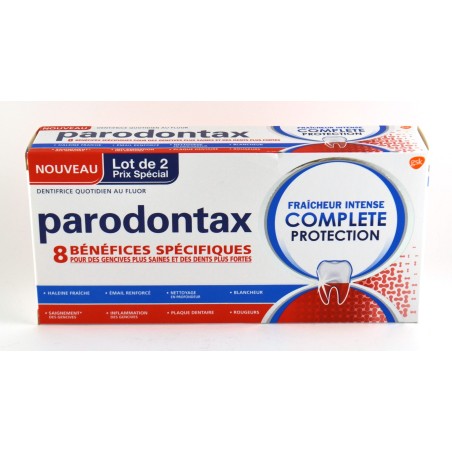  Parodontax, Toothpaste Freshness Intense Complete Protection, 2x75ml Parodontax