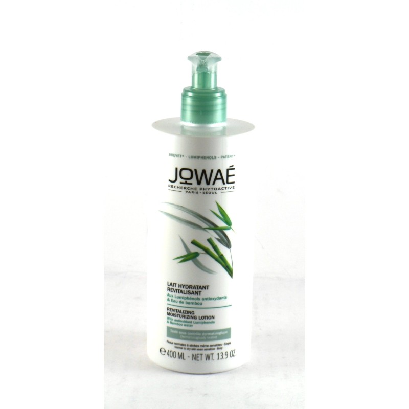 Revitalizing Moisturizing Milk with Antioxidant Lumiphenols and  Bamboo Jowaé Water 400mL Jowaé