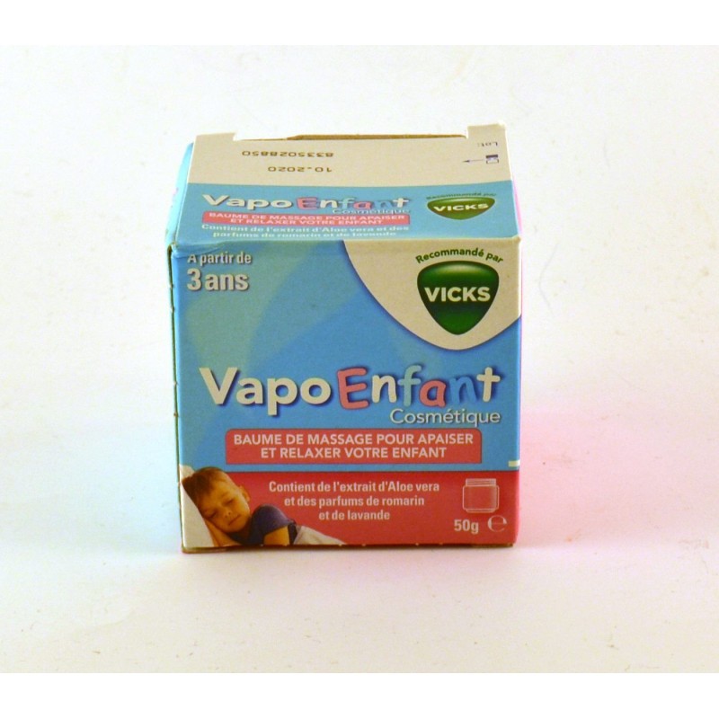Vapo Enfant - Baume De Massage - A Partir De 3 Ans - 50g