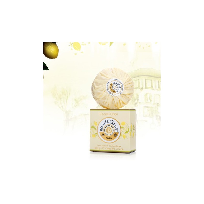 Roger & Gallet: Round, Perfumed Soap (Refill) – LEMON – 100g Roger & Gallet